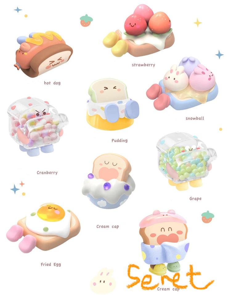 【SALE before US May Tariff】 
Toas Bread 2 - Bread Planet and Friend Series Mystery Box Blind Box Toy Figure