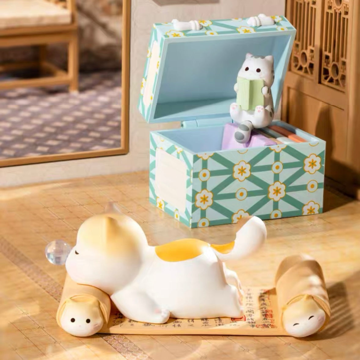 【006】 Fortune Kitty - Treasure Box Series Mystery Box Blind Box Toy Figure