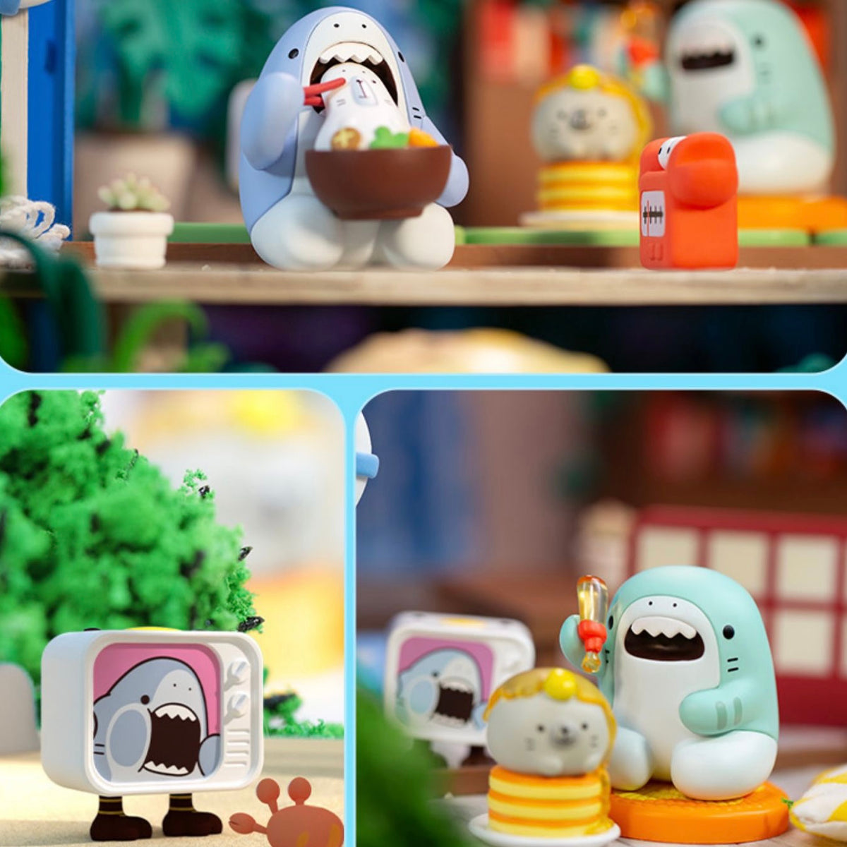 Same-Z Shark Seal - Soft and Delicious Series Mystery Box Blind Box Toy Figure