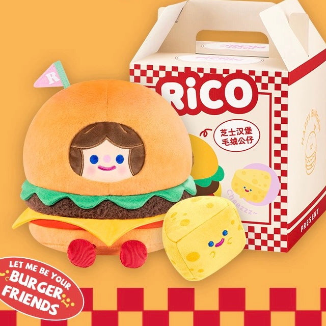 RiCO Burger Plush Big Size Toy