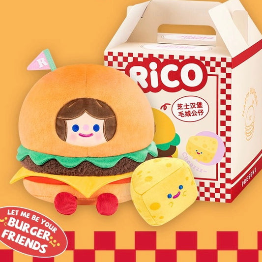 RiCO Burger Plush Big Size Toy