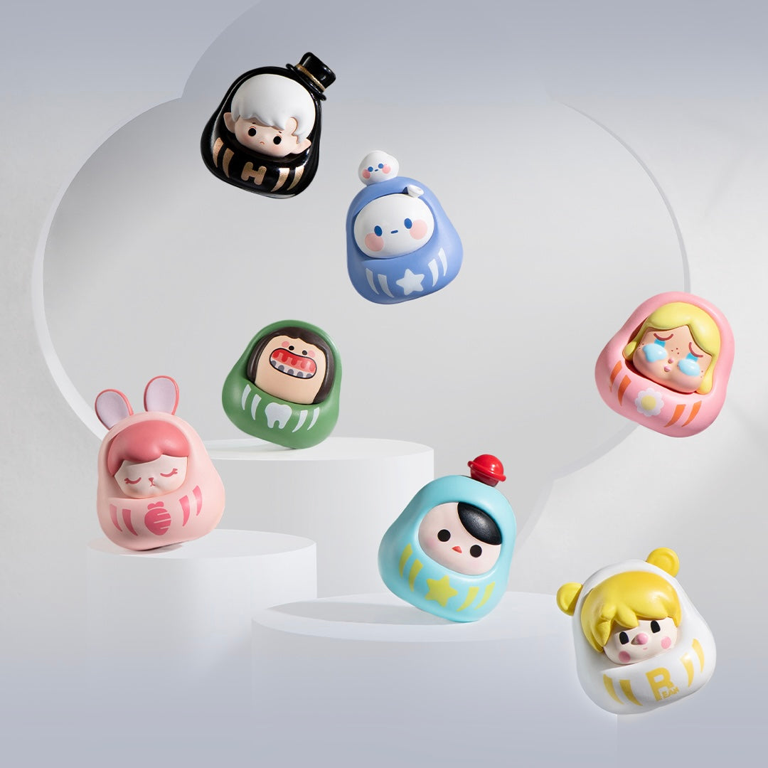 POP BEAN 06 - Daruma Series Mini Charm Toy Figure 04/21/2023