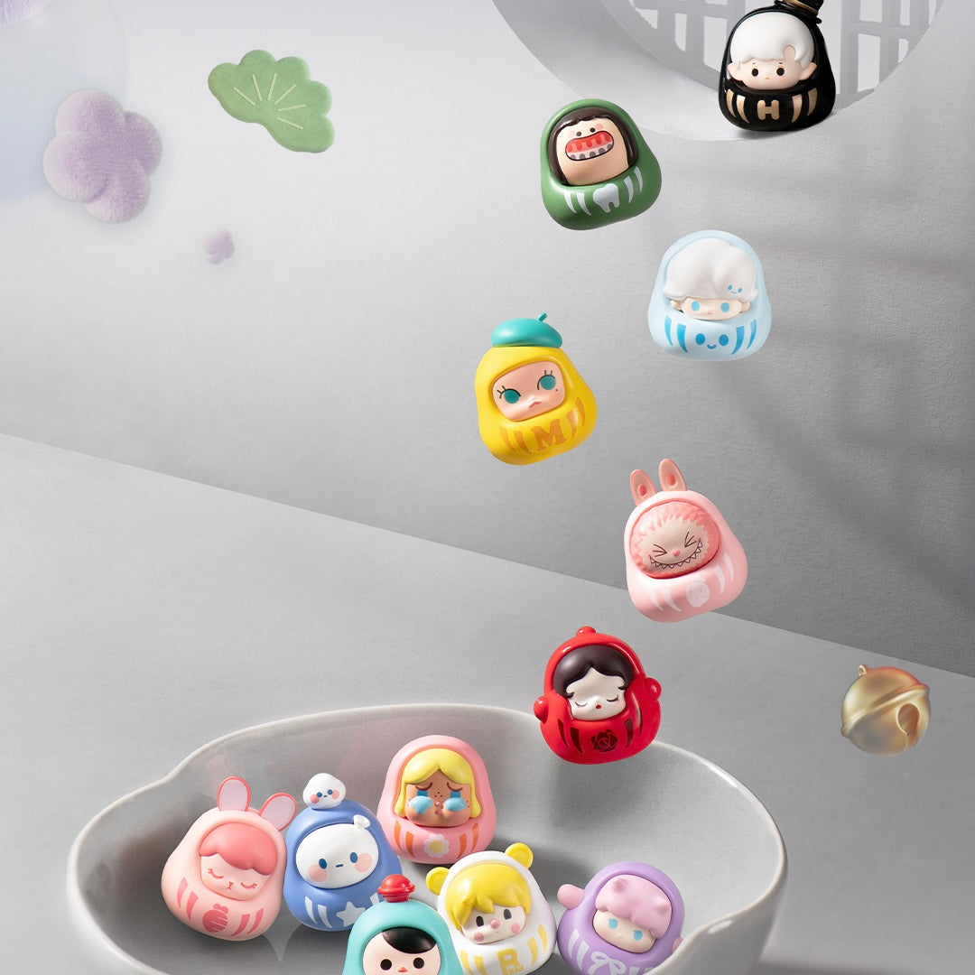POP BEAN 06 - Daruma Series Mini Charm Toy Figure 04/21/2023