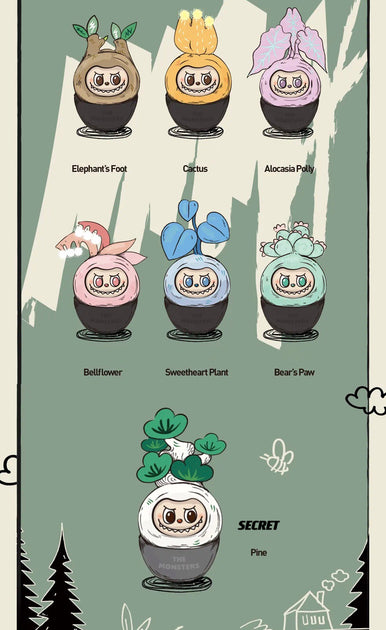 Labubu The Monsters - Naughty Plants Series Mystery Box Blind Box Toy ...