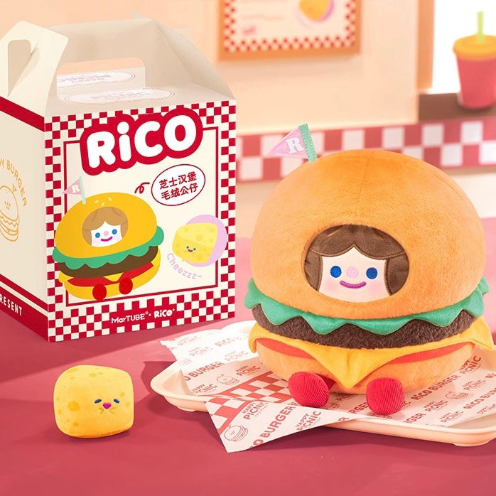 RiCO Burger Plush Big Size Toy