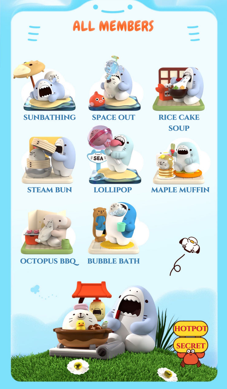 Same-Z Shark Seal - Soft and Delicious Series Mystery Box Blind Box Toy Figure