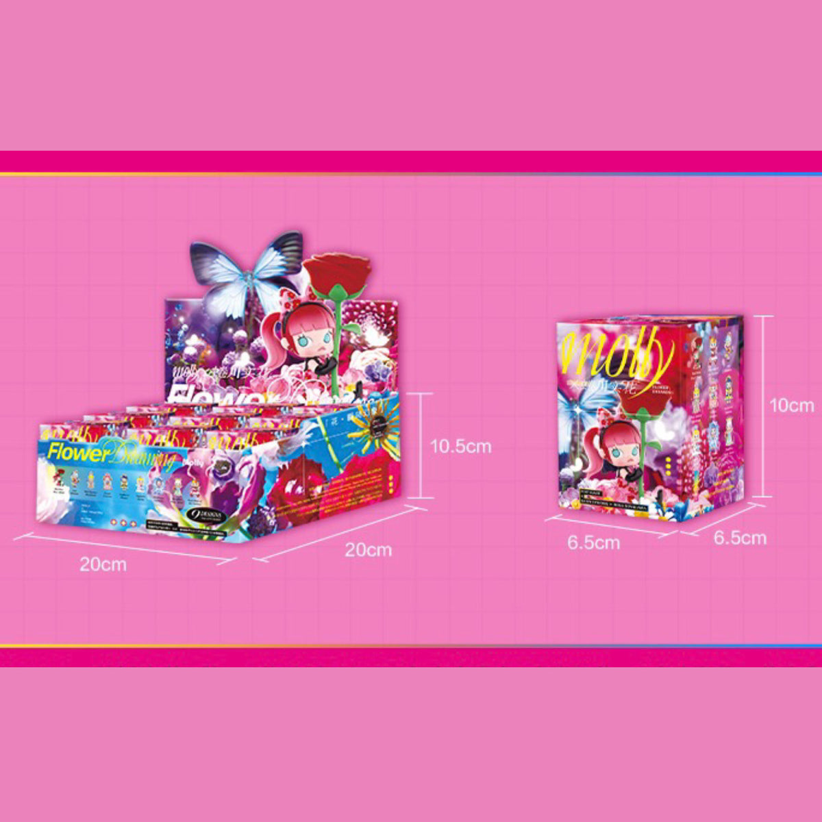 Molly× Mika Ninagawa - Flower Dreaming Series Mystery Box Blind Box Toy Figure