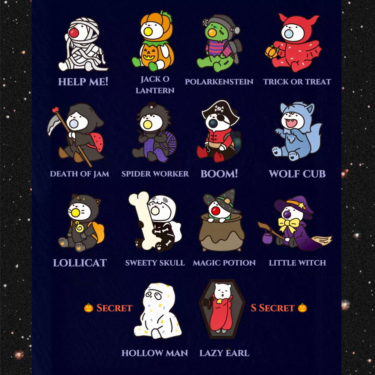 【082】Repolar - Halloween Naughty Party Series Mystery Box Blind Box Toy Figure