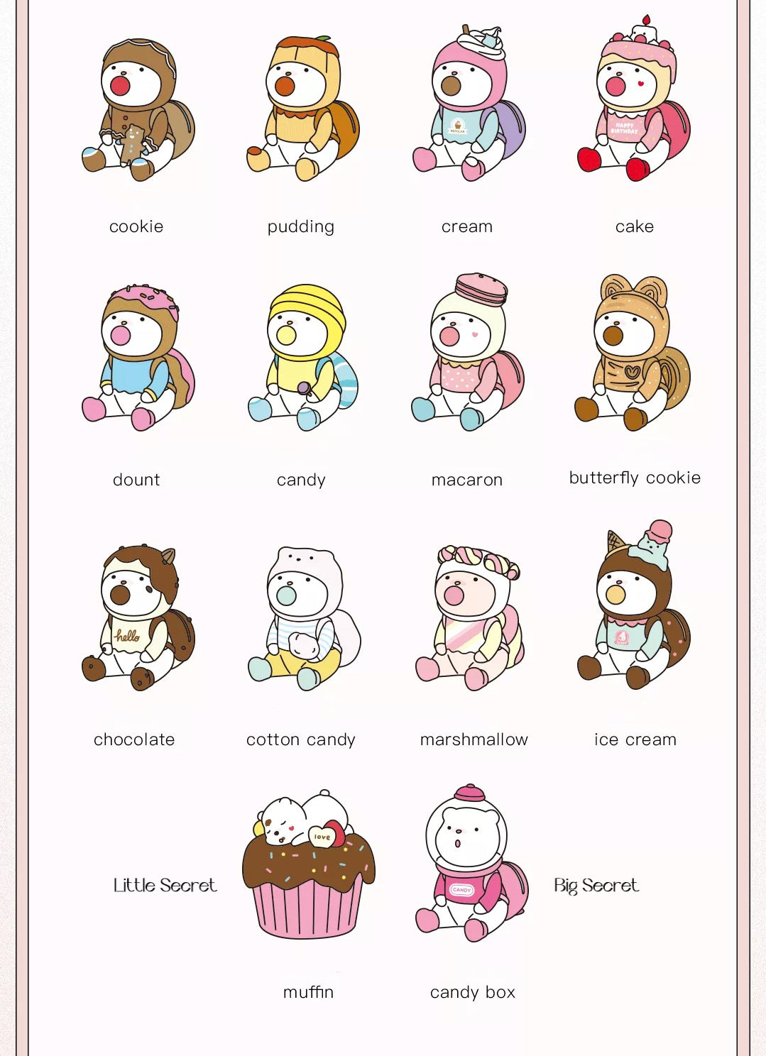 【034】Repolar - Dessert Series Mystery Box Blind Box Toy Figure