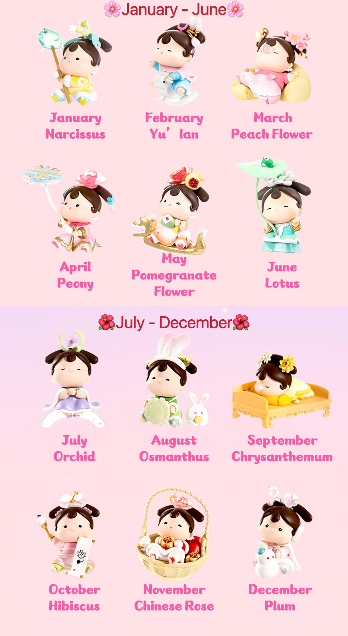 【003】 Satisfied Princess - Flower Goddess Series Mystery Box Blind Box Toy Figure