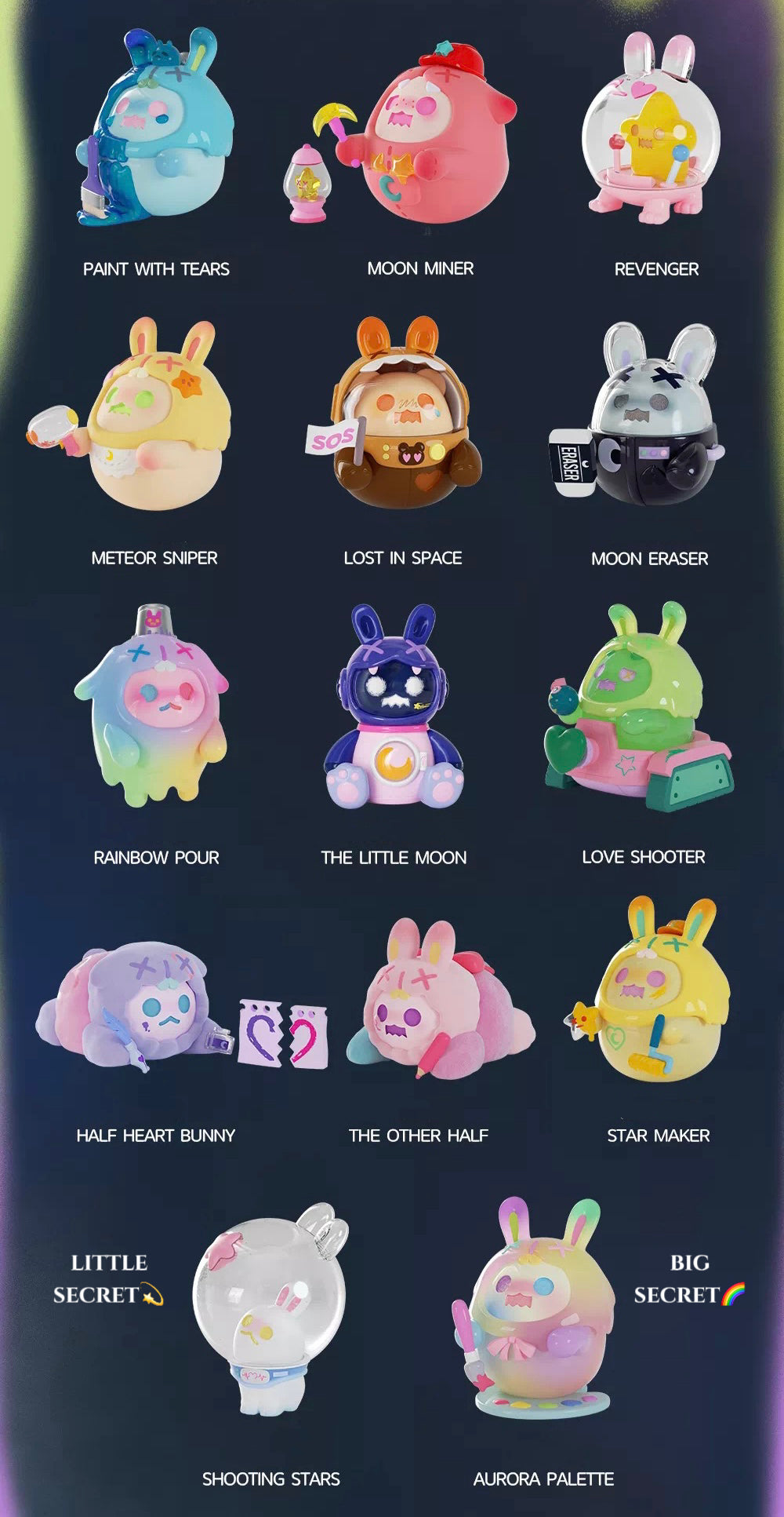 【028】Shinwoo - The Lonely Moon Series Mystery Box Blind Box Toy Figure