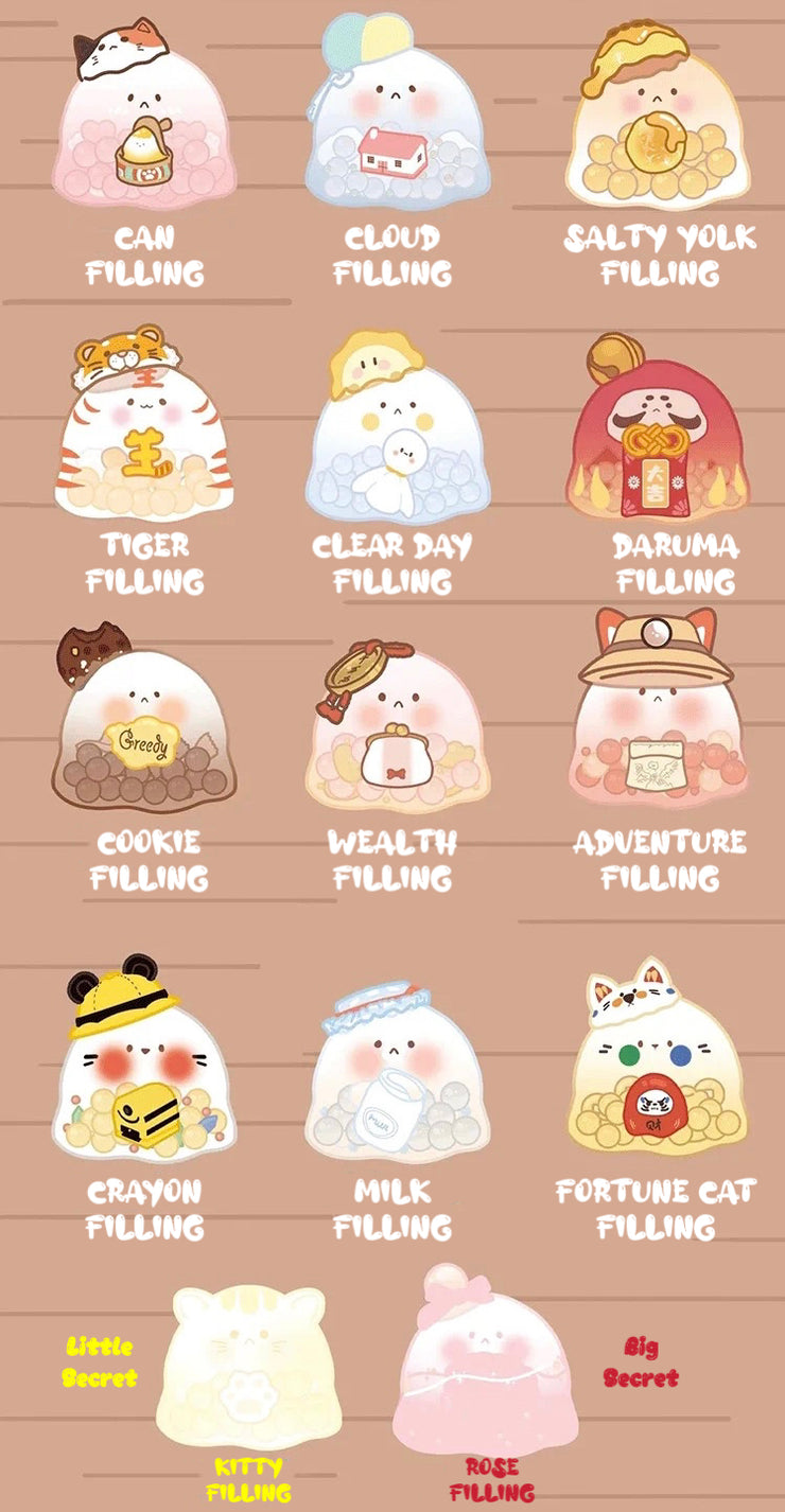 Bubble Eggs - Filling Series 2 Mystery Box Blind Box Toy Figure