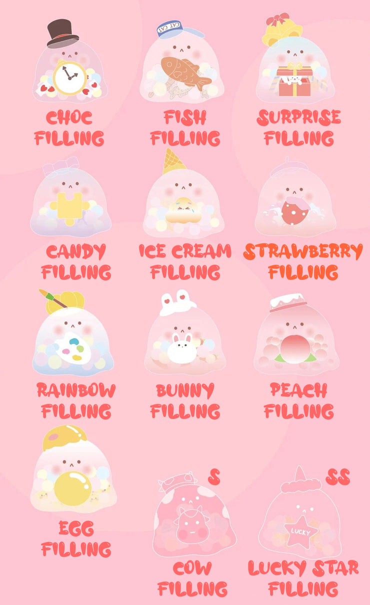 【Update Ver. 2】Bubble Egg 1 Filling Series Mystery Box Blind Box Toy